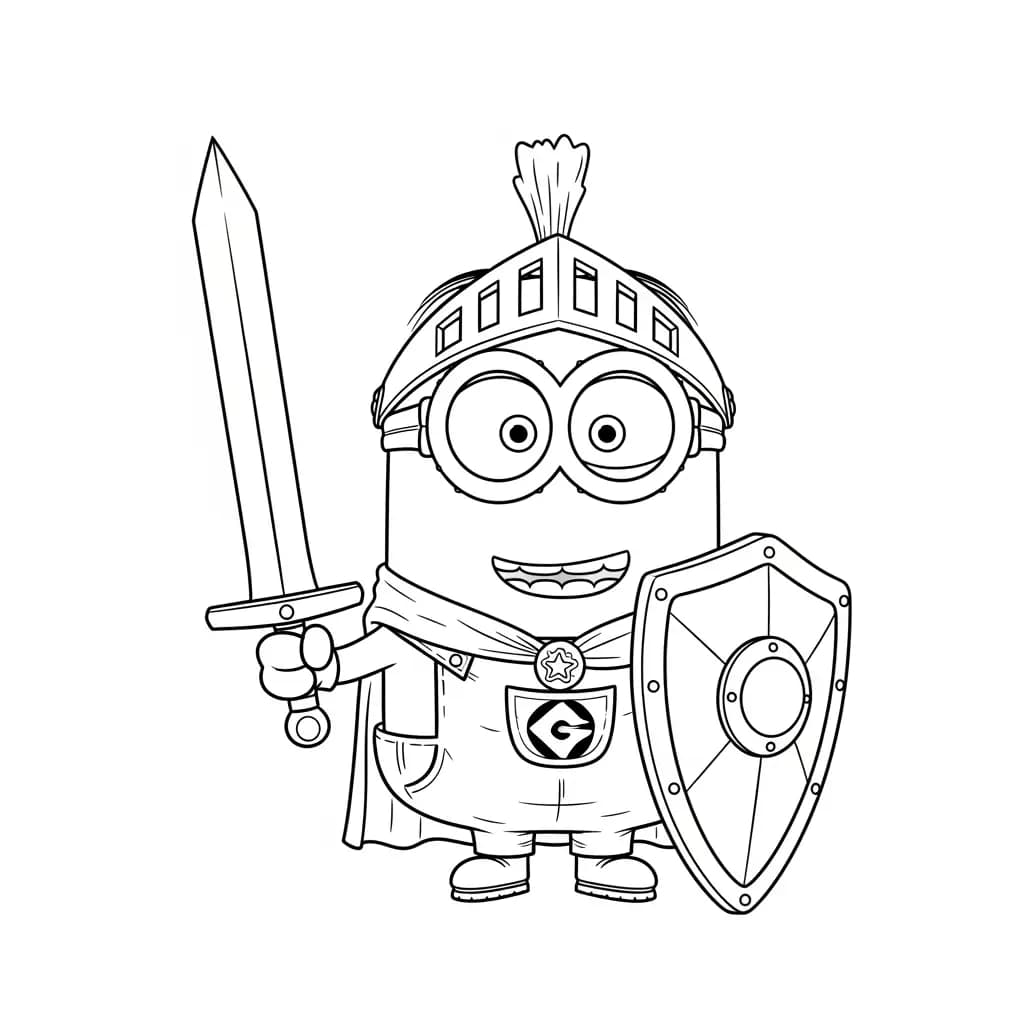 desenho dos Minions para colorir