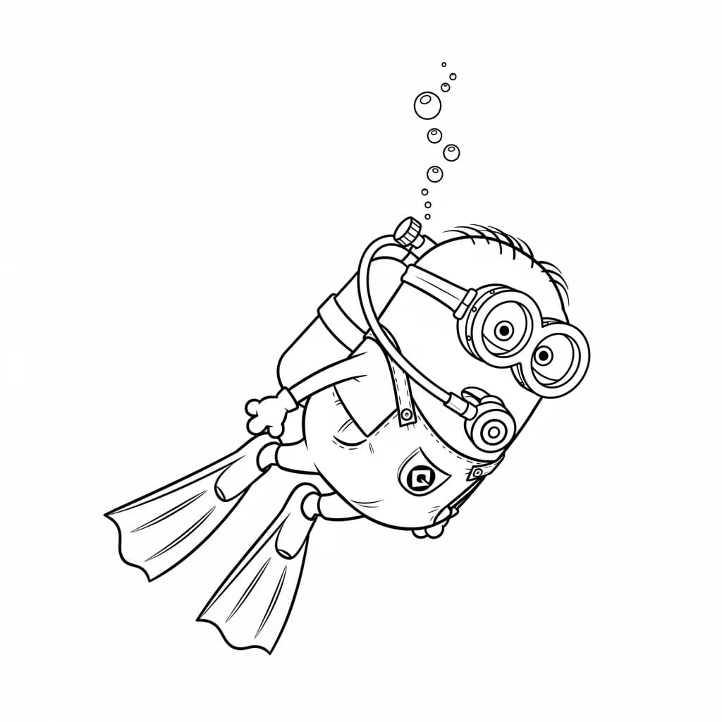 desenho dos Minions para colorir