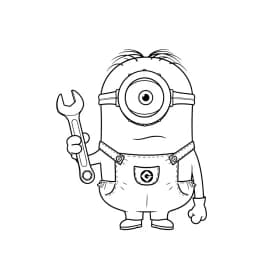 desenho dos Minions para colorir