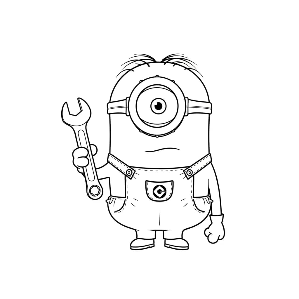 desenho dos Minions para colorir