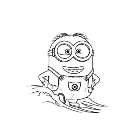 desenho dos Minions para colorir