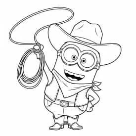 desenho dos Minions para colorir