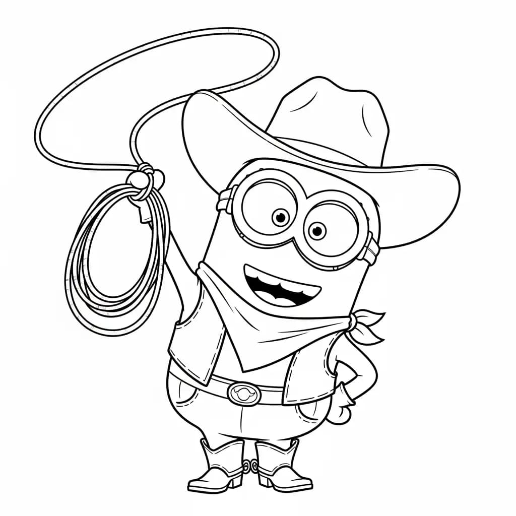 desenho dos Minions para colorir