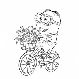 desenho dos Minions para colorir