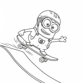 desenho dos Minions para colorir