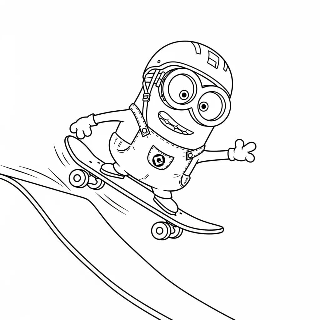 desenho dos Minions para colorir