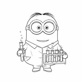 desenho dos Minions para colorir
