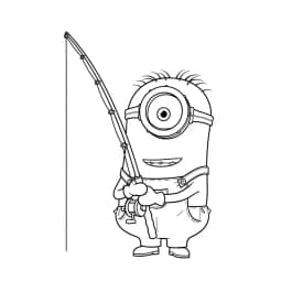 desenho dos Minions para colorir
