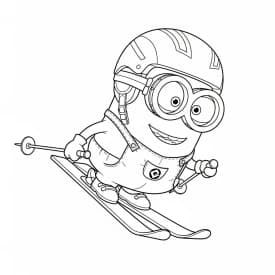 desenho dos Minions para colorir