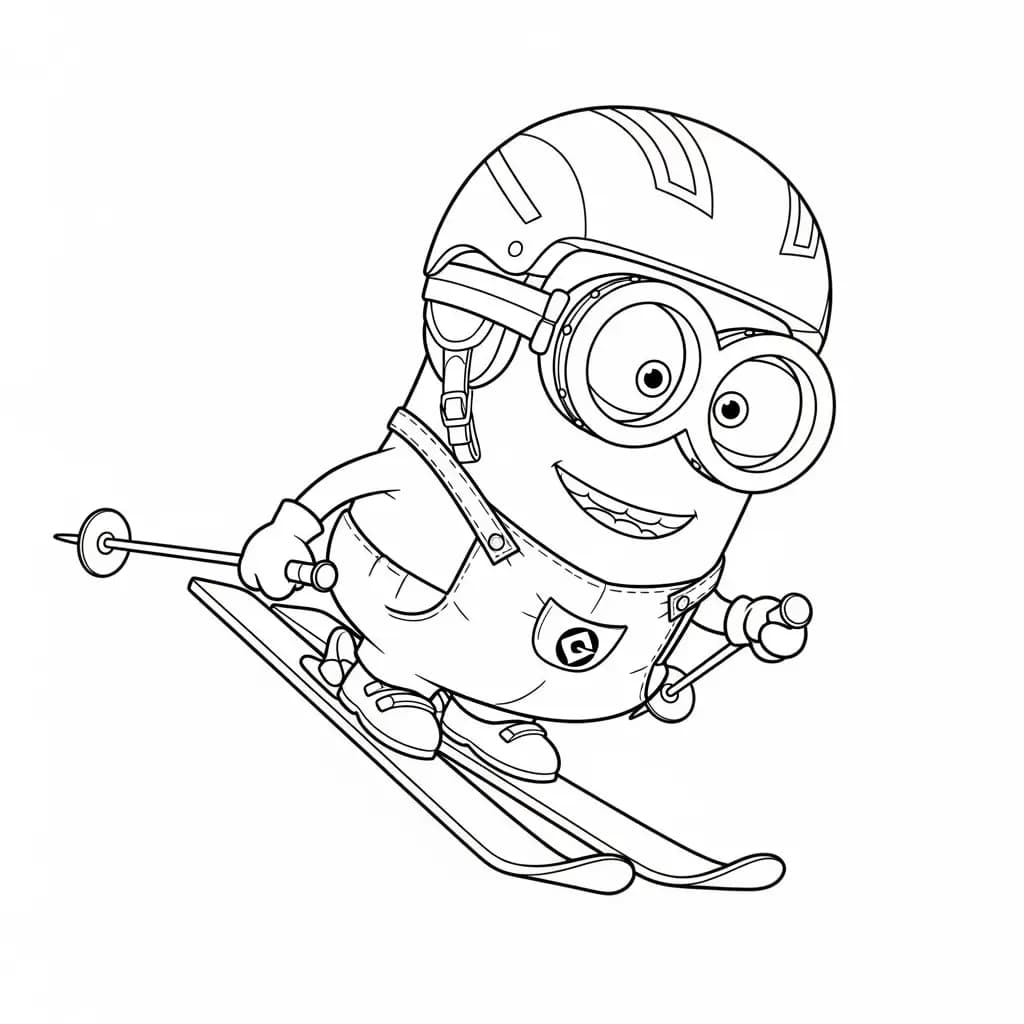 desenho dos Minions para colorir