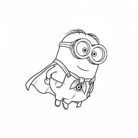 desenho dos Minions para colorir