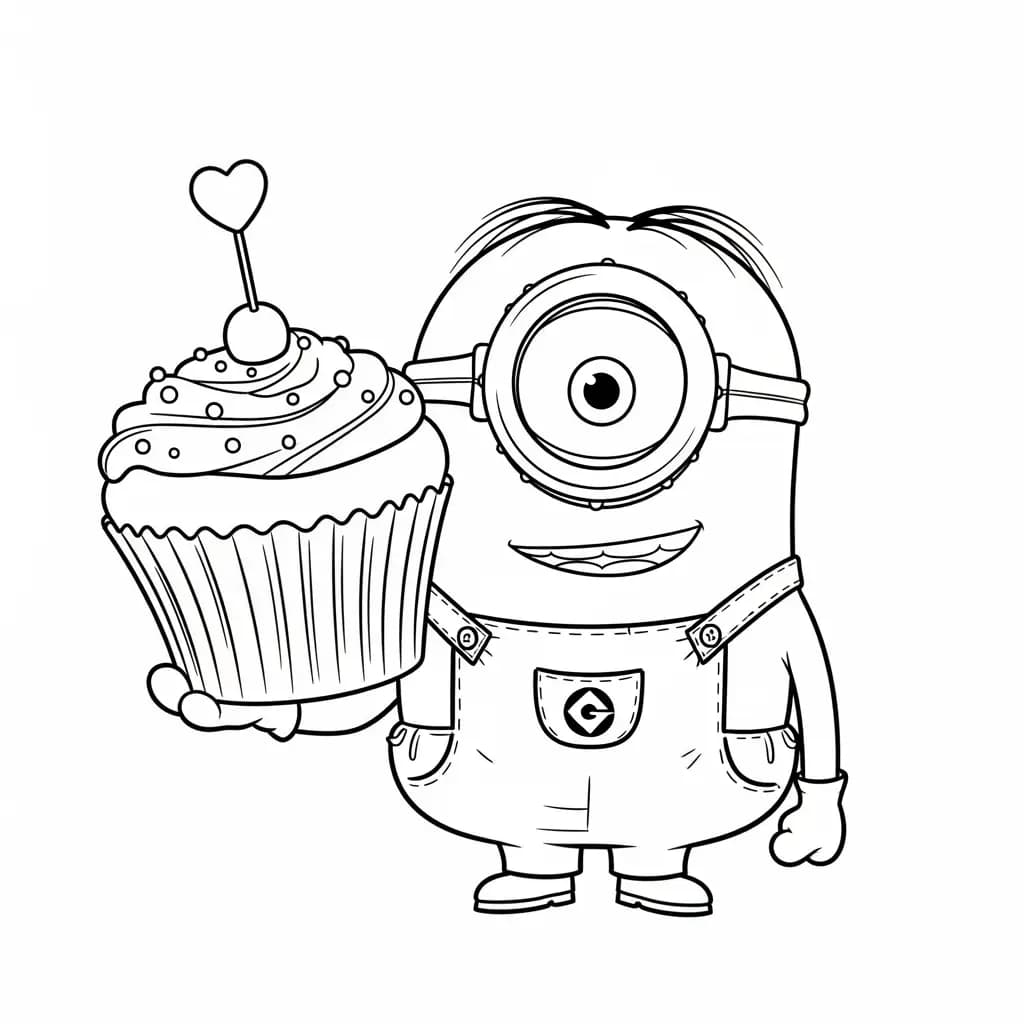desenho dos Minions para colorir
