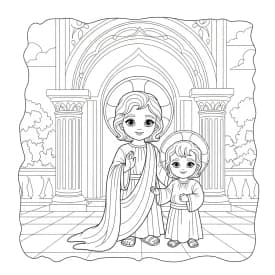 Desenhos Bíblicos para Imprimir e Colorir