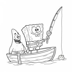 Desenhos do Bob Esponja para Colorir e Imprimir