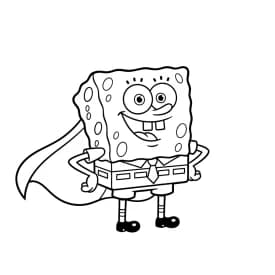 Desenhos do Bob Esponja para Colorir e Imprimir