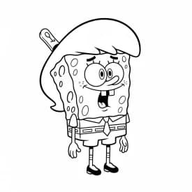Desenhos do Bob Esponja para Colorir e Imprimir
