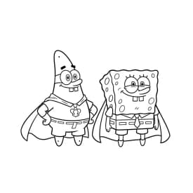 Desenhos do Bob Esponja para Colorir e Imprimir