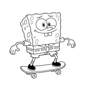 Desenhos do Bob Esponja para Colorir e Imprimir