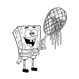 Desenhos do Bob Esponja para Colorir e Imprimir