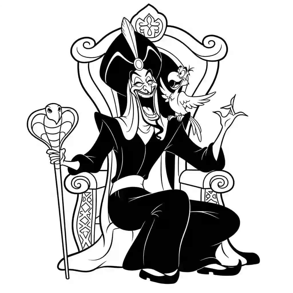 Desenhos da Aladdin para Colorir