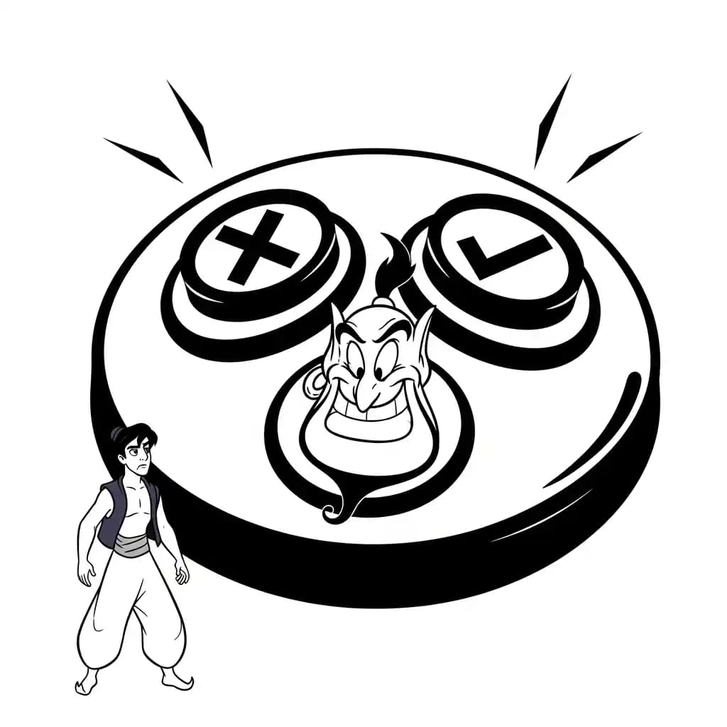 Desenhos da Aladdin para Colorir