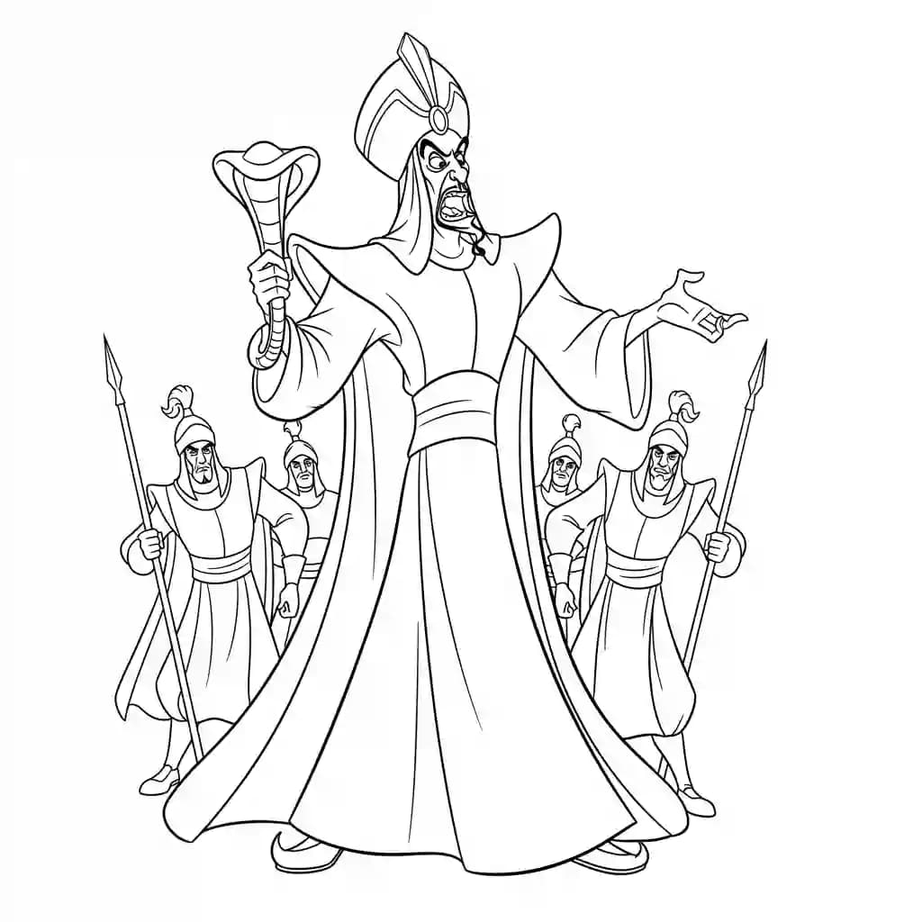 Desenhos da Aladdin para Colorir