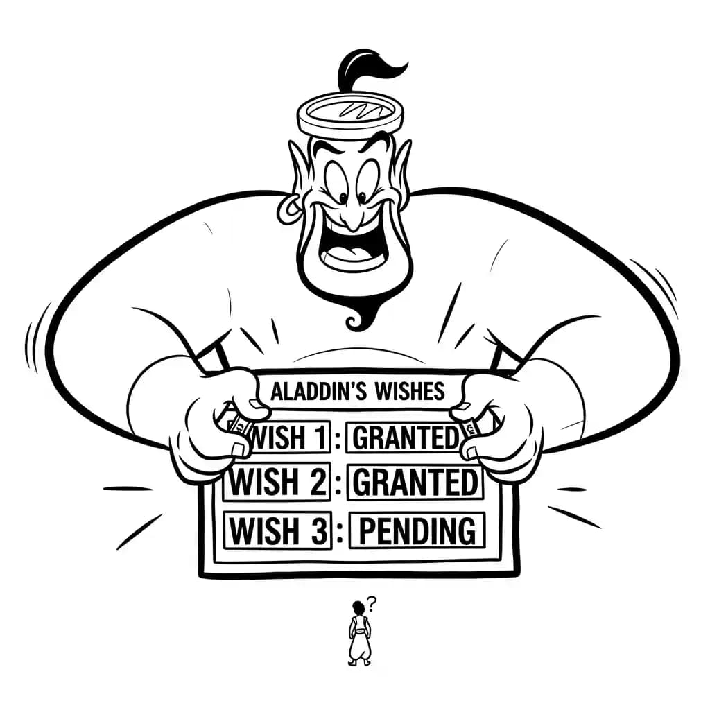 Desenhos da Aladdin para Colorir