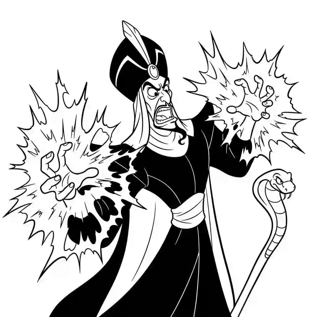 Desenhos da Aladdin para Colorir