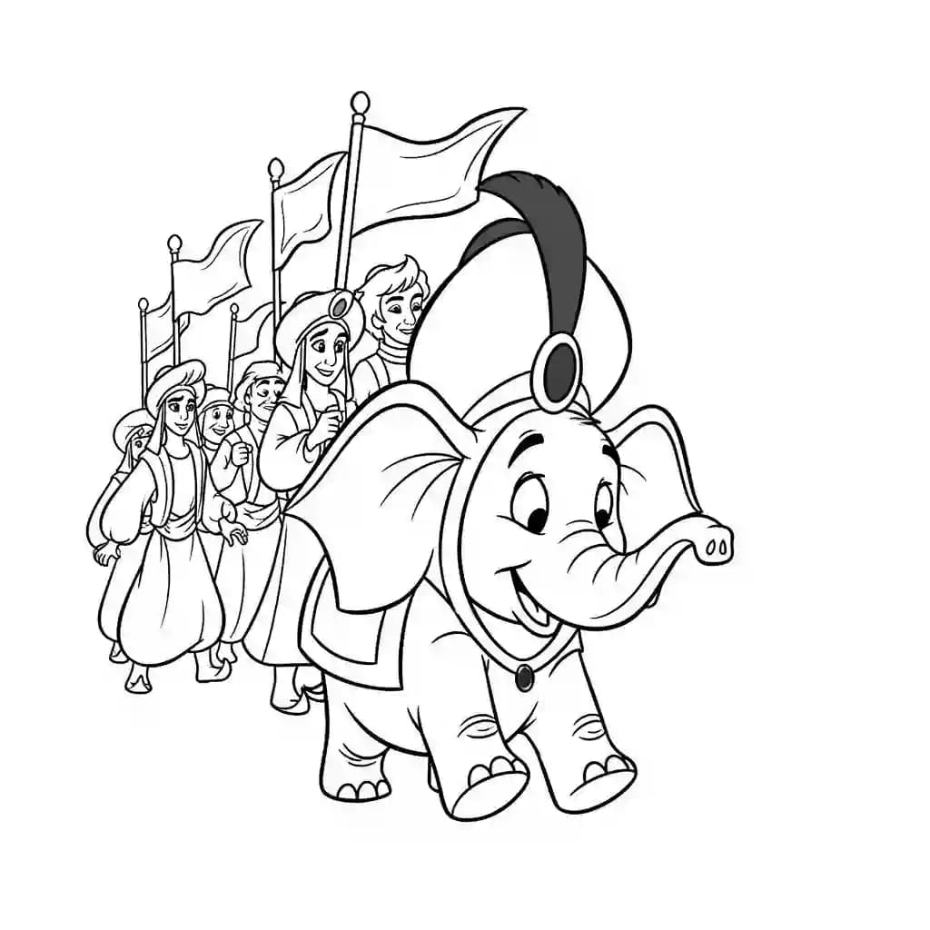 Desenhos da Aladdin para Colorir