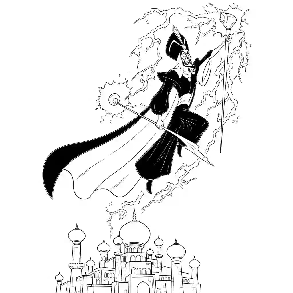 Desenhos da Aladdin para Colorir