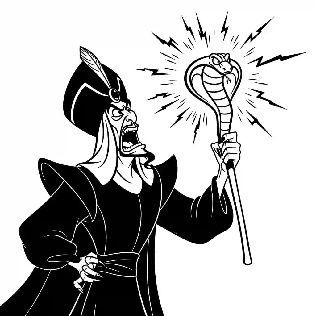 Desenhos da Aladdin para Colorir