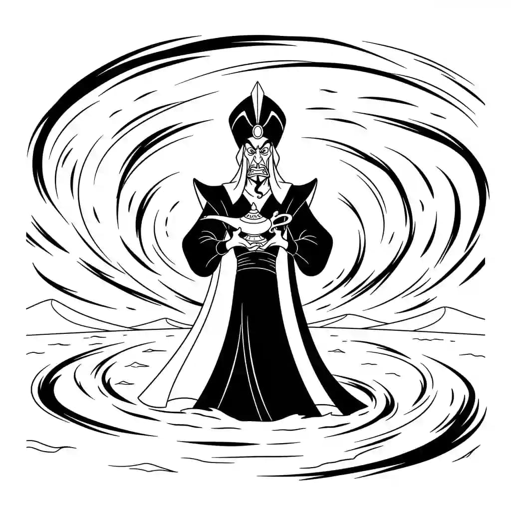 Desenhos da Aladdin para Colorir