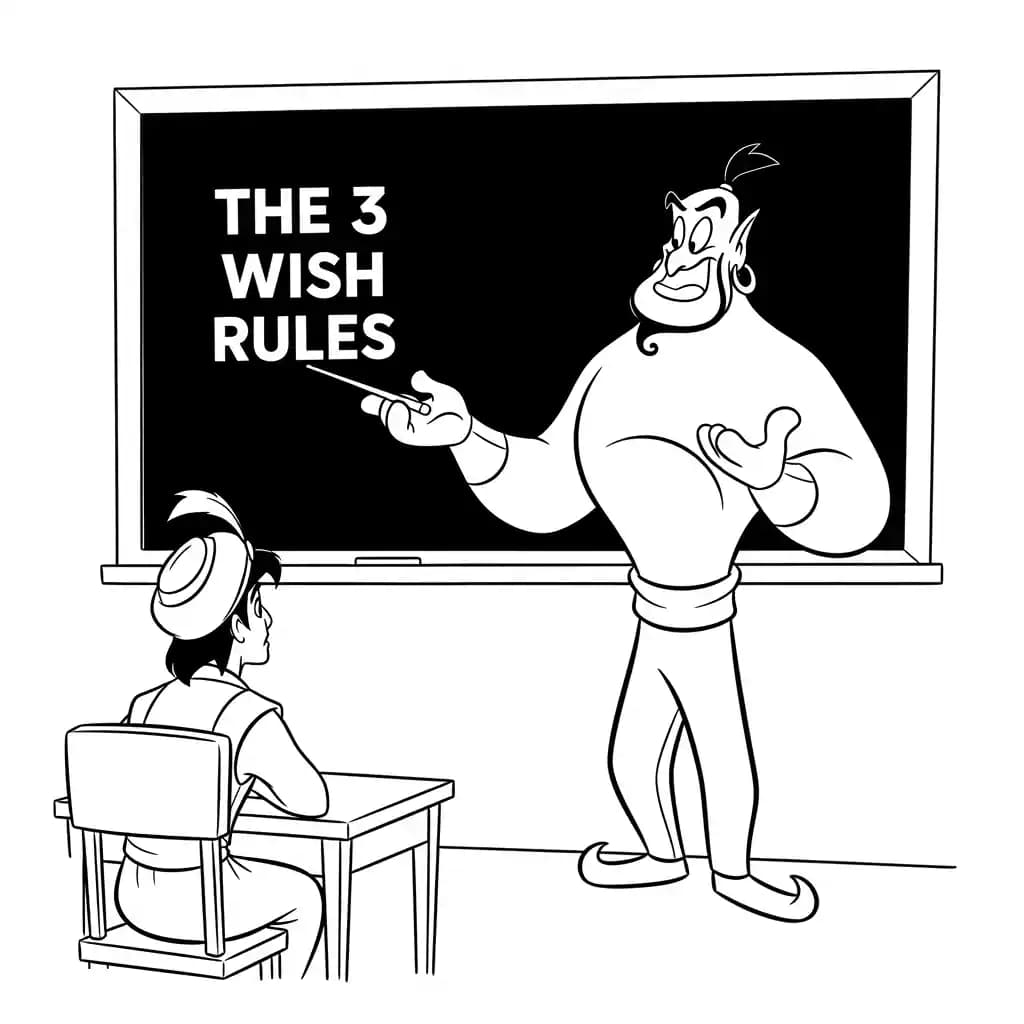 Desenhos da Aladdin para Colorir