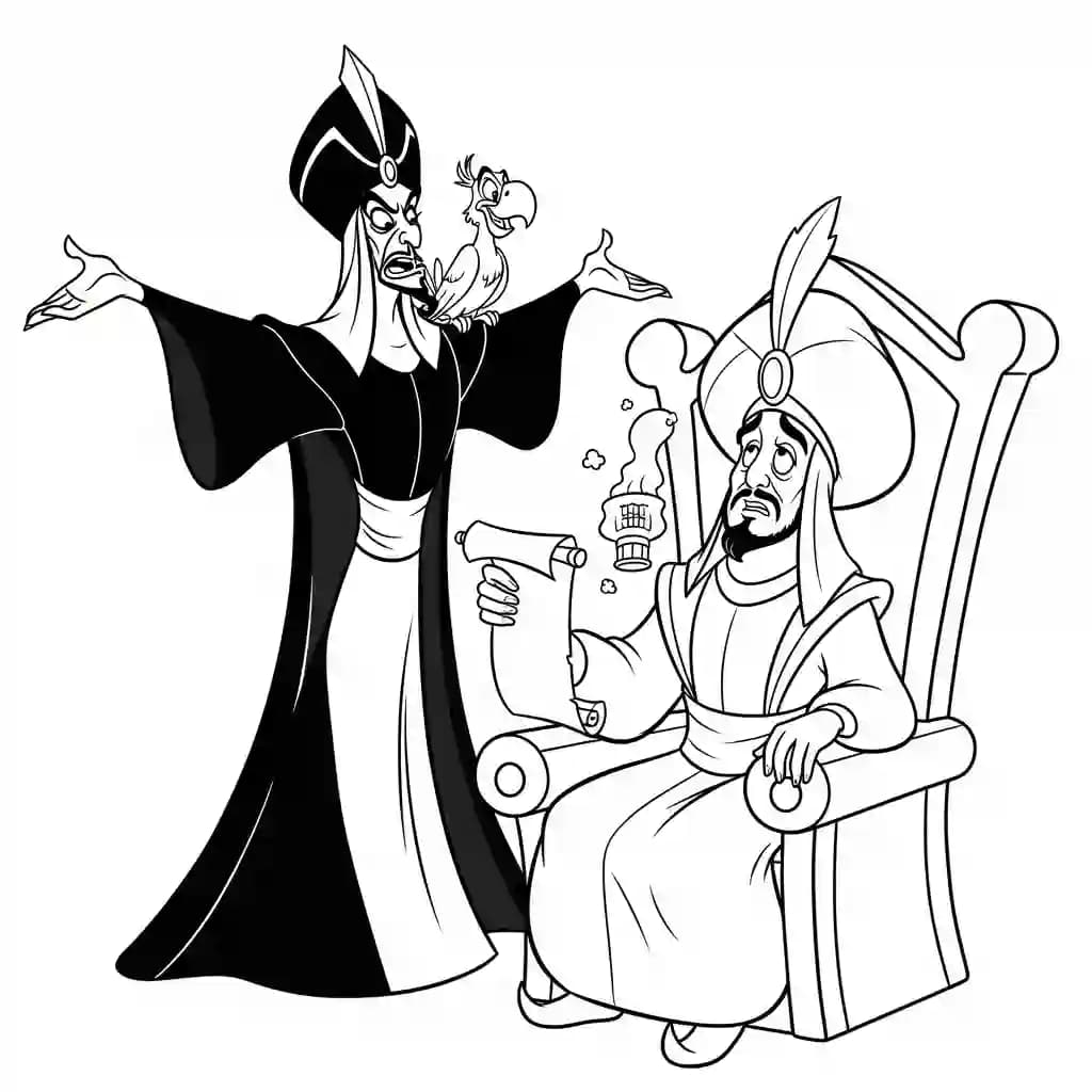 Desenhos da Aladdin para Colorir