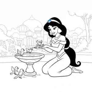 Desenhos da Aladdin para Colorir