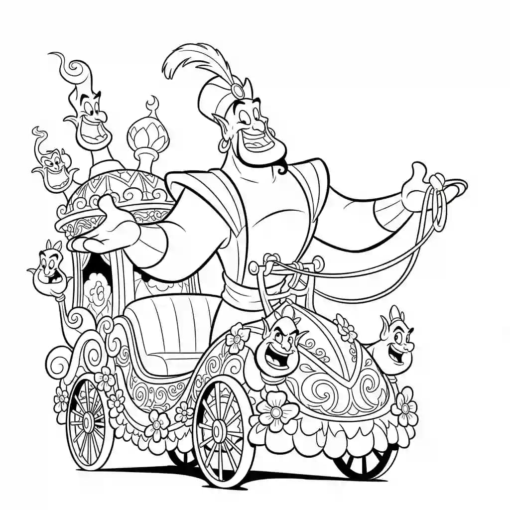 Desenhos da Aladdin para Colorir