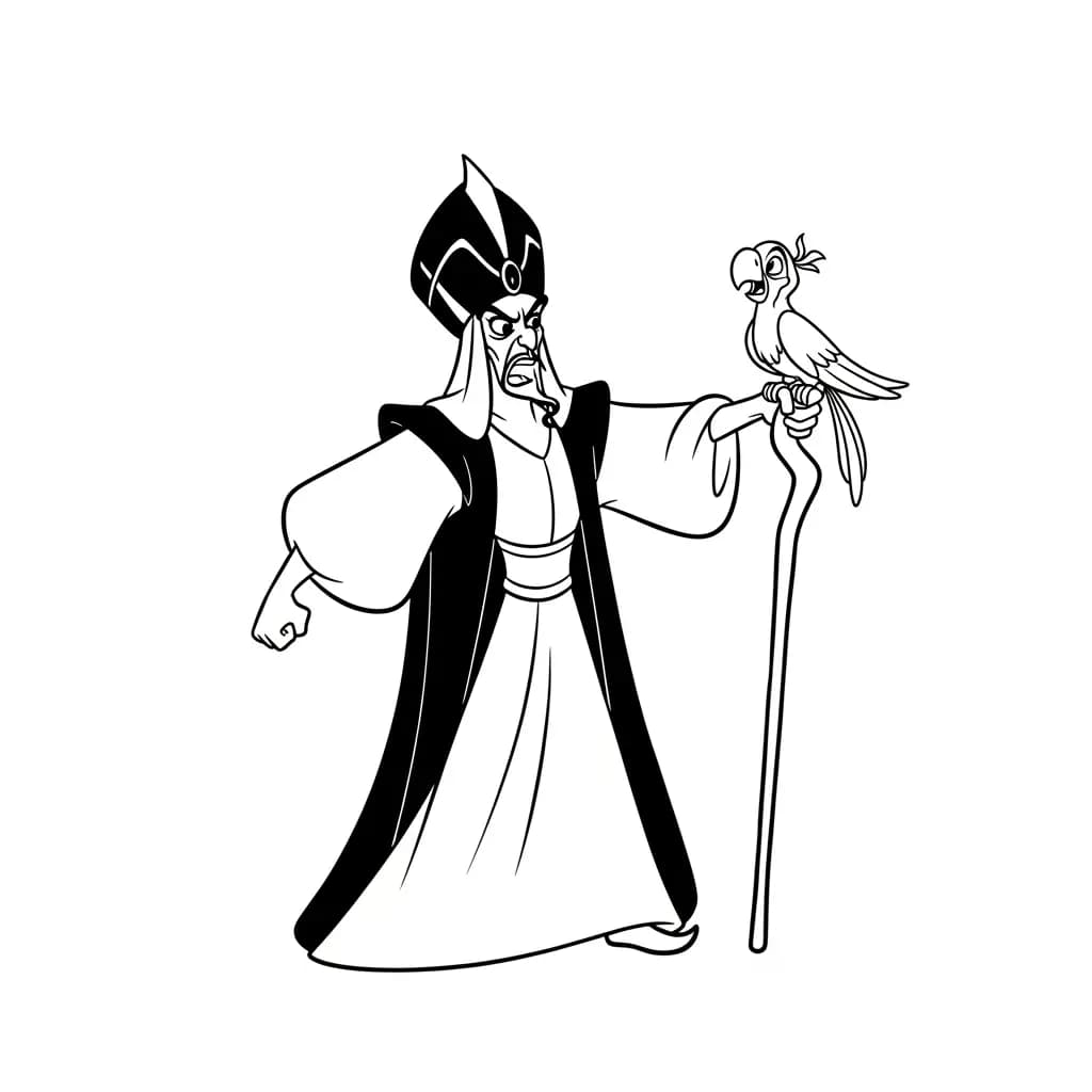 Desenhos da Aladdin para Colorir