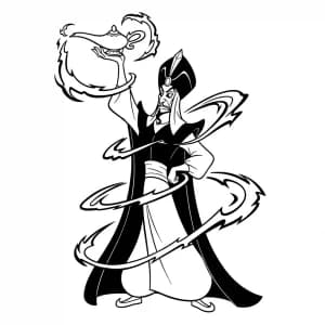 Desenhos da Aladdin para Colorir