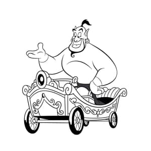Desenhos da Aladdin para Colorir