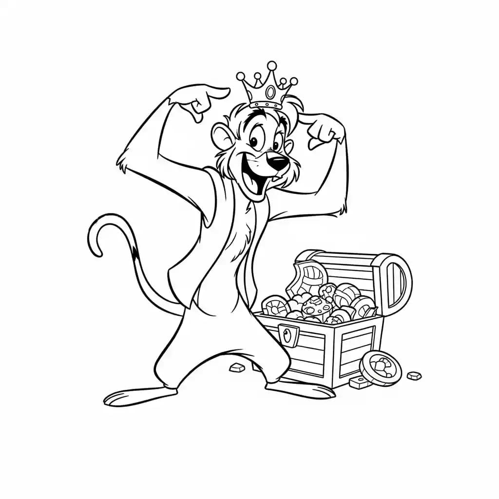 Desenhos da Aladdin para Colorir