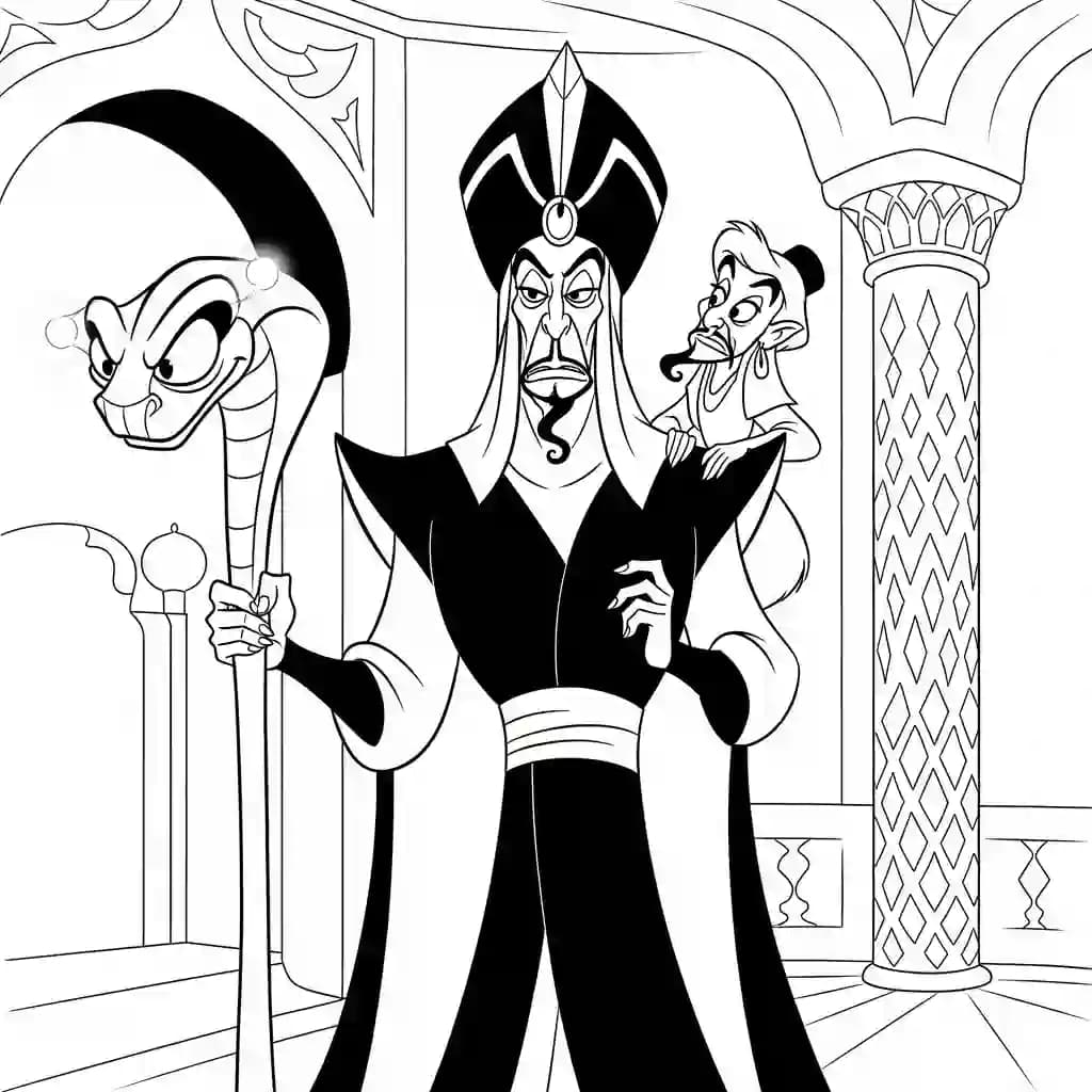 Desenhos da Aladdin para Colorir