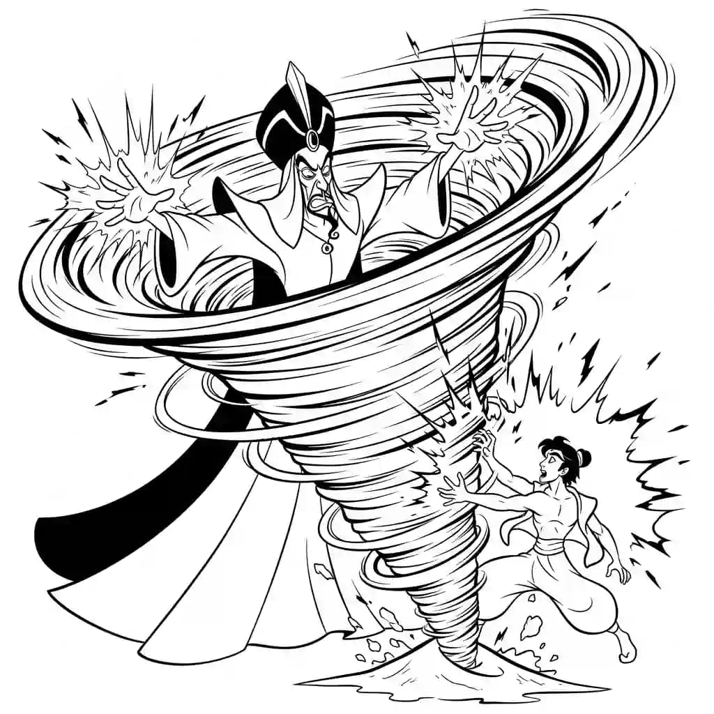 Desenhos da Aladdin para Colorir