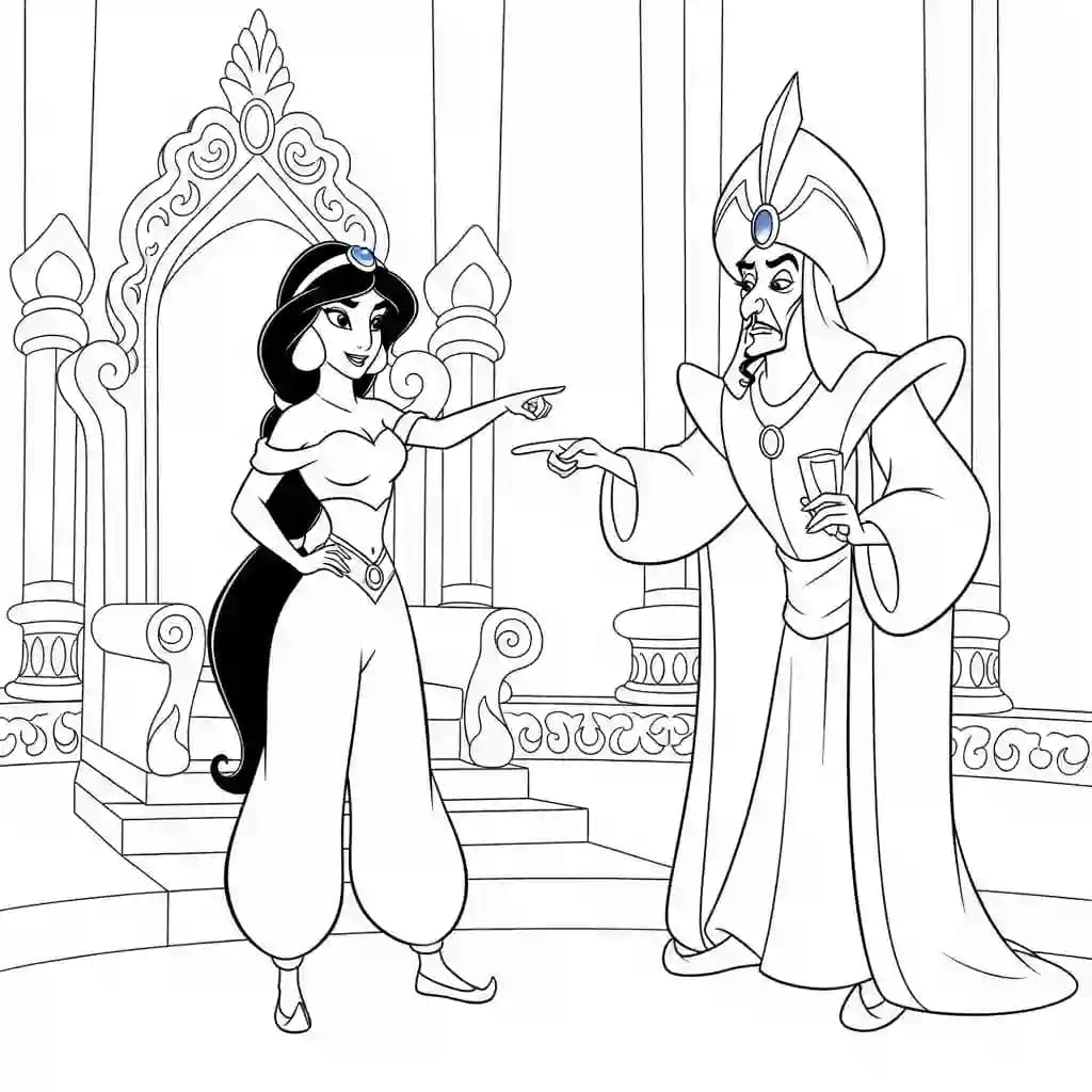 Desenhos da Aladdin para Colorir