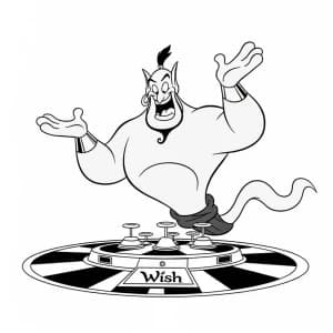 Desenhos da Aladdin para Colorir