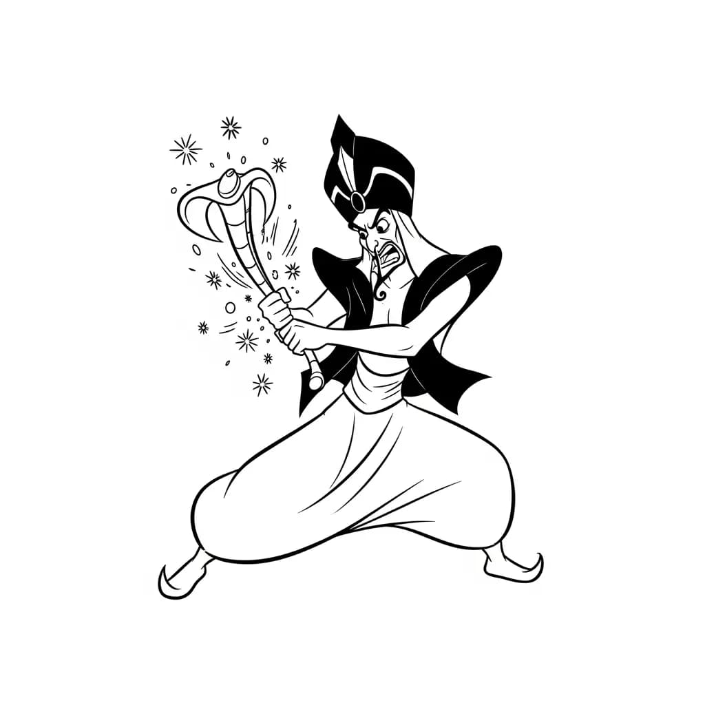 Desenhos da Aladdin para Colorir