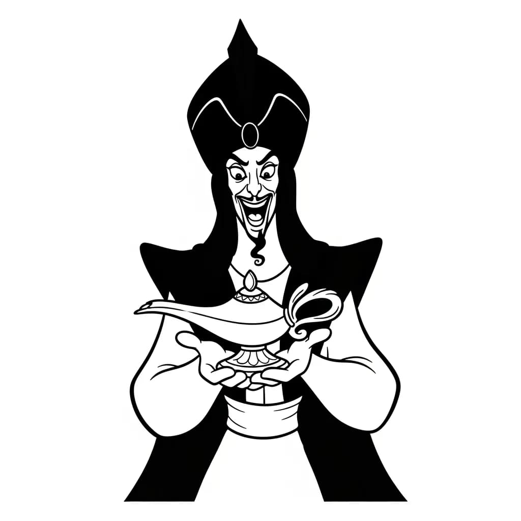 Desenhos da Aladdin para Colorir