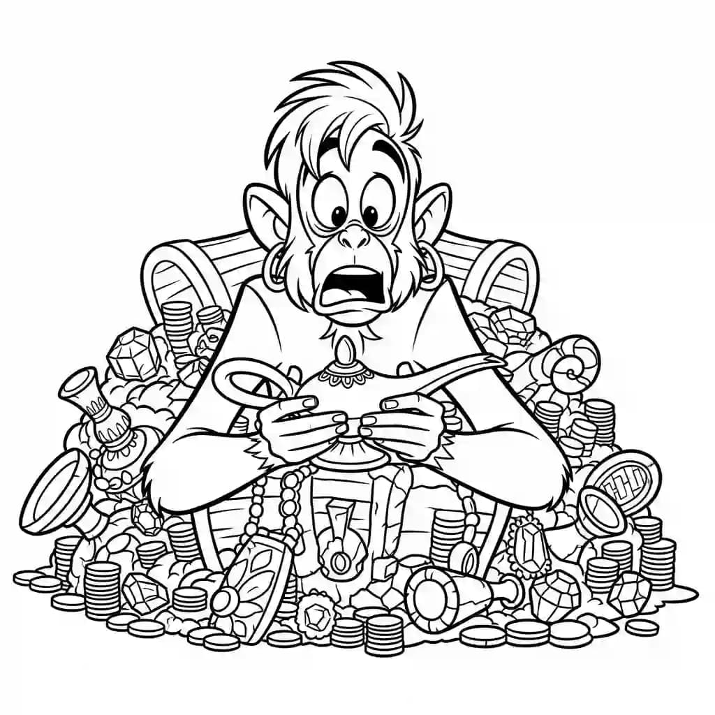 Desenhos da Aladdin para Colorir