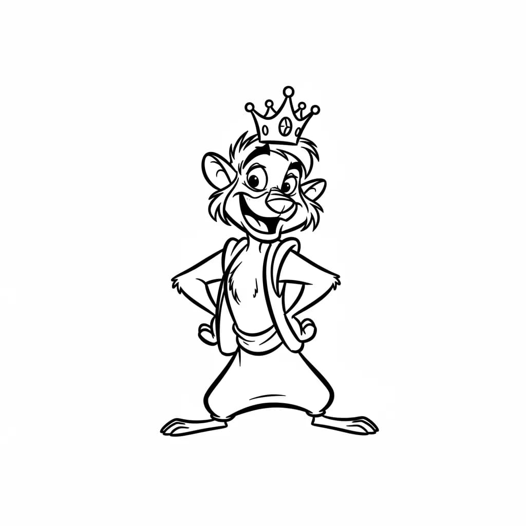 Desenhos da Aladdin para Colorir