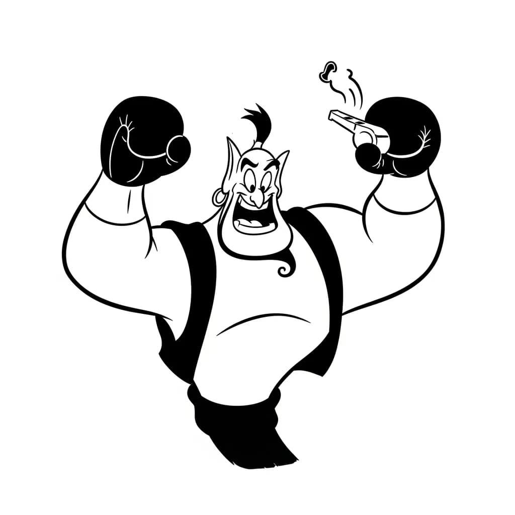 Desenhos da Aladdin para Colorir