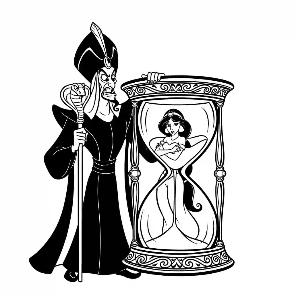 Desenhos da Aladdin para Colorir